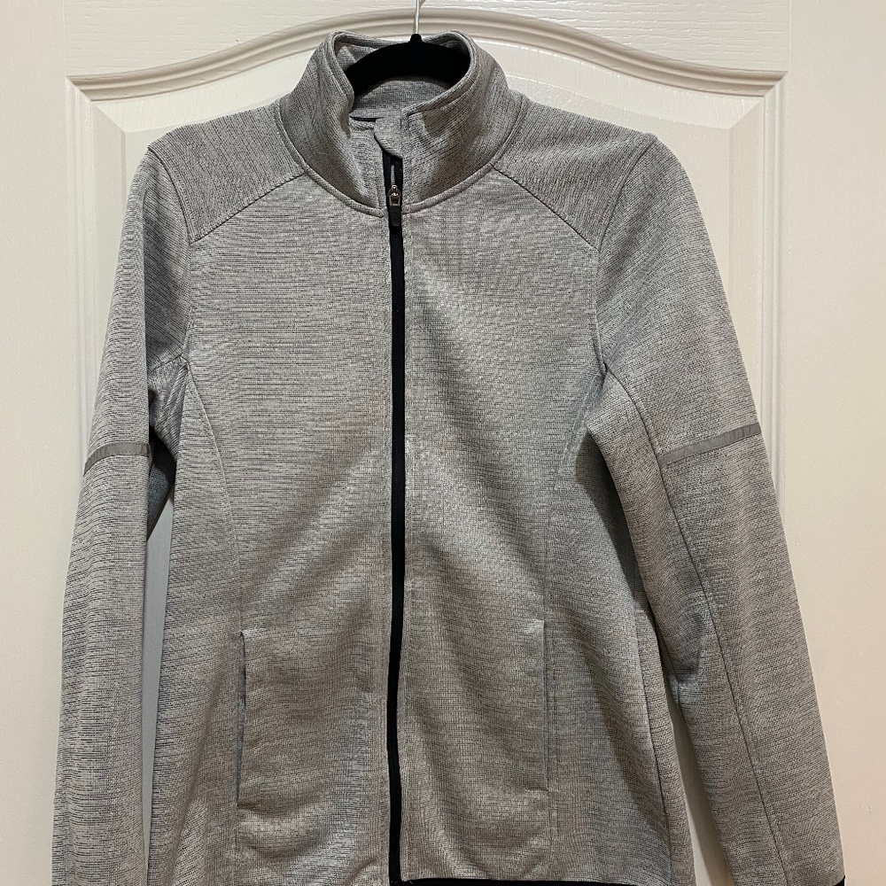 Like New Grey Full Zip Jacket